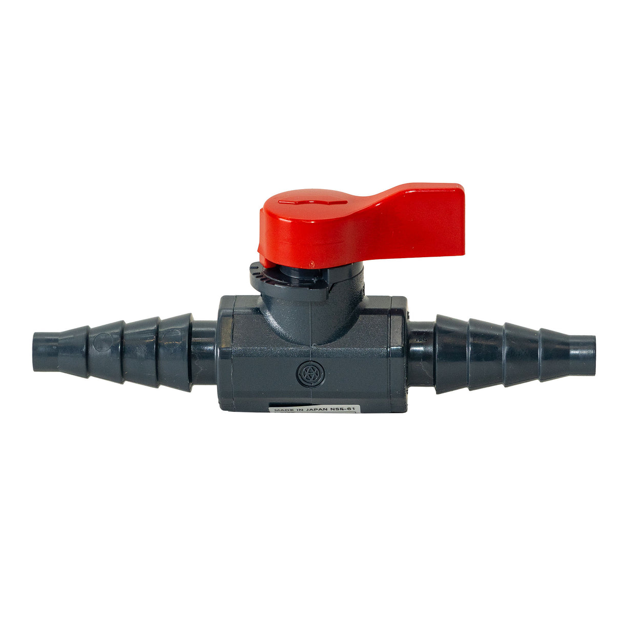 Asahi/America 1079002 1/4 in PVC Labcock Ball Valves Hose x Hose EPDM Seal 1079002