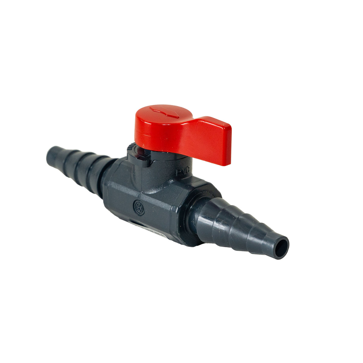 Asahi/America 1079002 1/4 in PVC Labcock Ball Valves Hose x Hose EPDM Seal 1079002