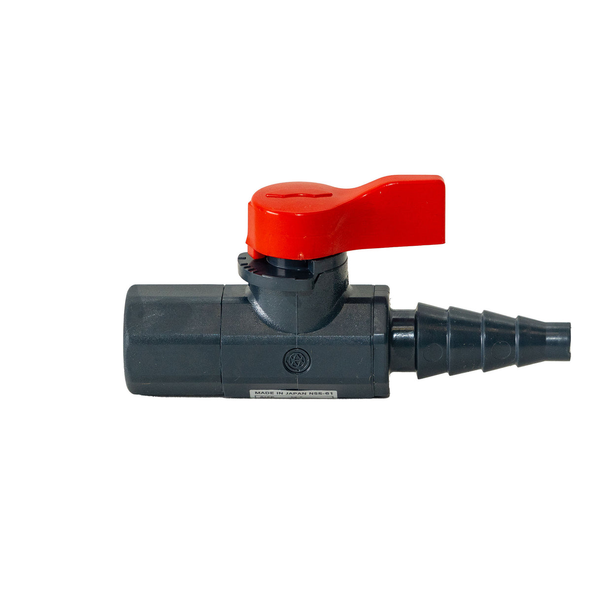 Asahi/America 1082002 1/4 in PVC Labcock Ball Valves Female Thread x Hose EPDM Seal 1082002