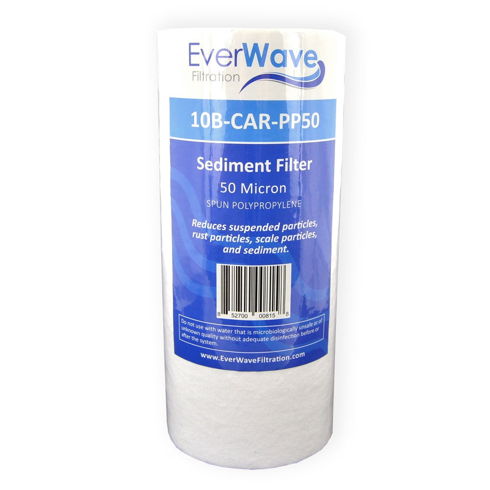 10" EverWave PP Spun Fiber Cartridge - 50 Micron (EVW-50-45-10-PP)
