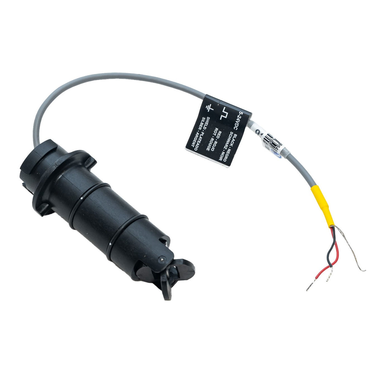 GF Signet 3-8512-P0 Rotor-X Paddlewheel Flow Integral Sensor 1/2" to 4", Polypropylene Body, Black PVDF Rotor, Titanium Pin