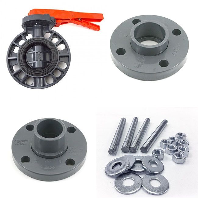 3" Flui-PRO PVC Butterfly Valve Kit