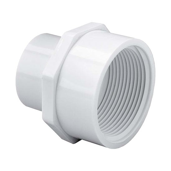 1 inch x 1-1/2 inch Sch 40 PVC Reducing Female Adapter - Slip x FPT 435-211
