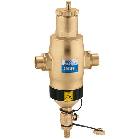 1" Caleffi 5461 DISCALDIRTMAG, Air and Dirt Separator with MagentMNPT (546116A)