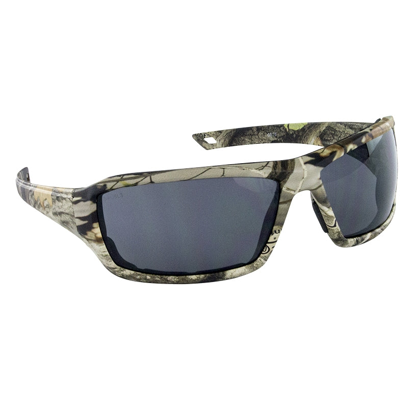 Camo Safety Glasses - Dry Forest Frame - Gray Lens