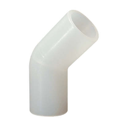 1" 45 Elbow Butt-Fusion Natural Polypropylene