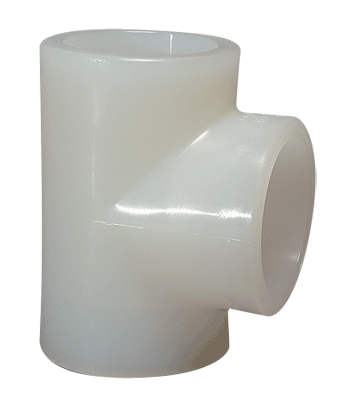 1-1/2" Tee Socket Natural Polypropylene