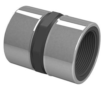 1-1/2" Sch 80 PVC Coupling, FPT X FPT Special Reinforced (830-015SR)
