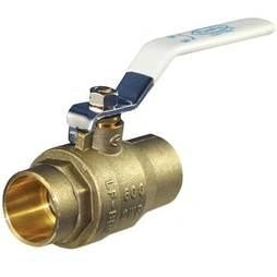 1" Apollo Brass Ball Valve - Sweat x Sweat