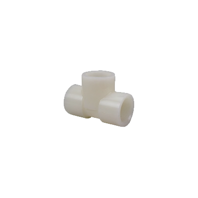 3/4" Tee, Threaded, Natural, PVDF, Schedule 80