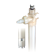 Series PF Drum Pump, 2.00" PVDF Tube, 1" Hose Barb Discharge, Alloy 625 Shaft, FKM O-Ring, 60" Tube Length, 1.8 Maximum Specific Gravity