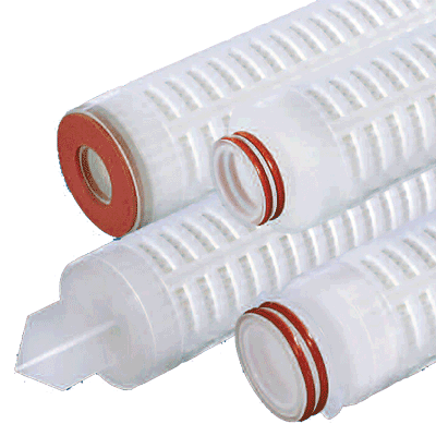 Graver Technologies QxL Series Filter Cartridge, 3 Micron, 30" Length, 222/Flat Single Open End with Teflon Seals