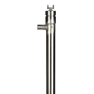 Series TT Drum Pump, 1.50" 316 Stainless Steel Tube, 1" Hose Barb Discharge, 316 Stainless Steel Shaft, 40" Tube Length, 1.8 Maximum Specific Gravity