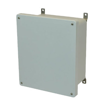 12x10x6 NEMA 4X Fiberglass Enclosure Lift-Off Screw Cover