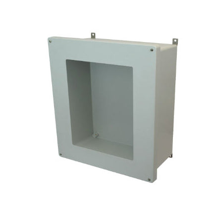 18x16x8 NEMA 4X Fiberglass Enclosure Lift-Off Screw Cover Window