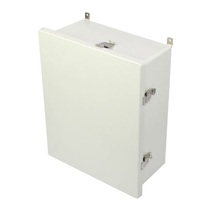 20x16x8 NEMA 4X Fiberglass Enclosure Quick-Release Latch Hinged Cover