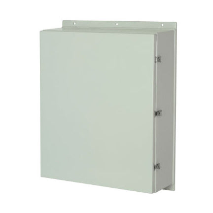 36x30x16 NEMA 4X Wall Mount Fiberglass Enclosure Twist Latch Cover