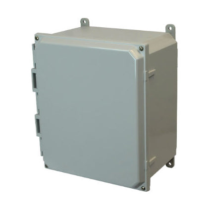 14x12x6 NEMA 4X Polycarbonate ENCL Lift-Off Screw Cover FOOT MOUNT