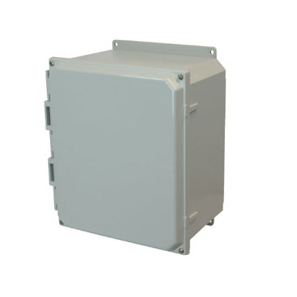 14x12x6 NEMA 4X Polycarbonate ENCL Lift-Off Screw Cover FLANGE MOUNT