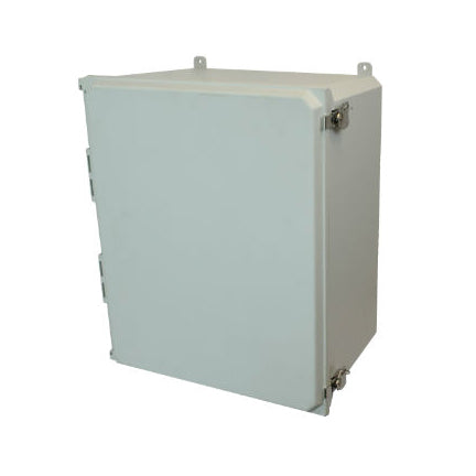 20x16x10 NEMA 4X Fiberglass Enclosure Twist Latch Hinged Cover FOOT MOUNT