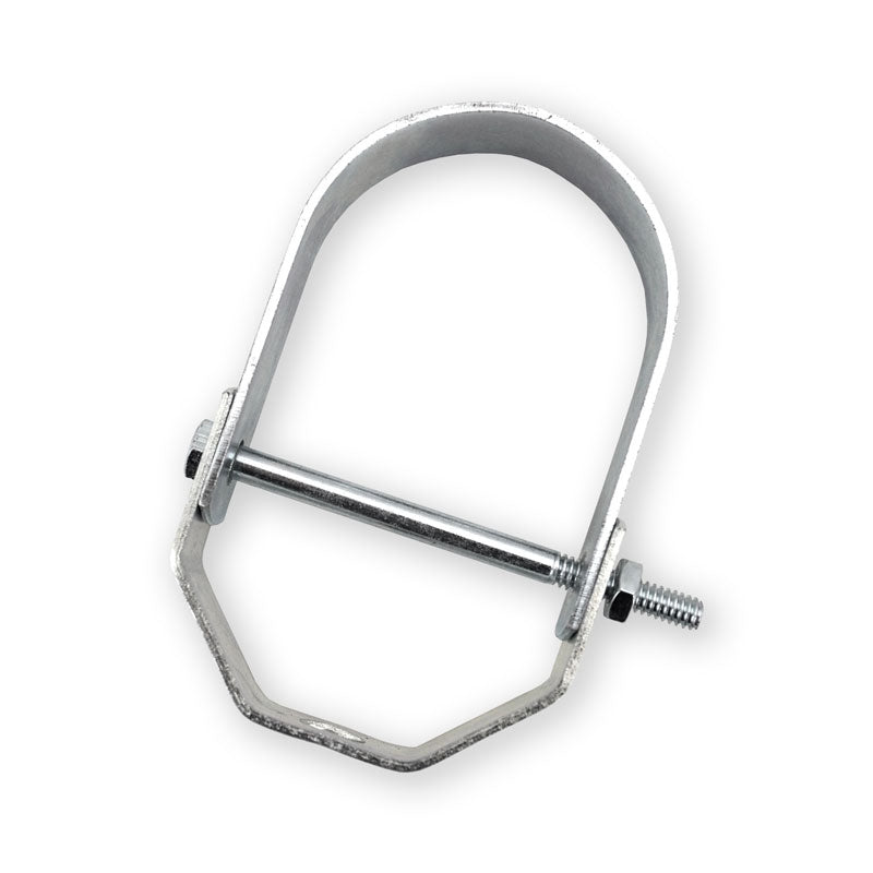 2" Electro Galvanized Metal Light Duty Clevis Pipe Hanger (4200-0200EG)