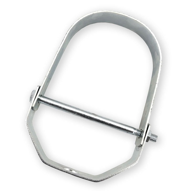 4" Electro Galvanized Metal Light Duty Clevis Pipe Hanger