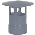 3 inch CPVC Duct Style A Rain Cap 1834-WCA-03