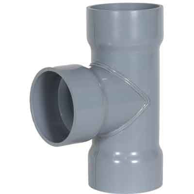 6 x 6 x 4 inch CPVC Duct Tee 1834-T-0604