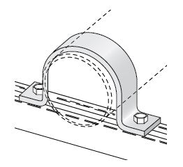 10" Two Hole Pipe Strap - Champion Strut