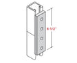 Champion Strut Channel Fitting - Flat 6-1/2", four-hole, rectangular fitting CS-2504V