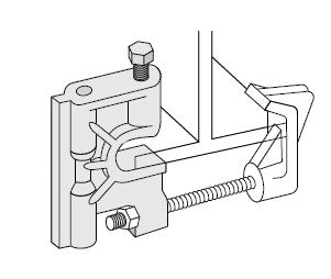 3/8" Heavy-Duty Molded Beam Clamp Champion Strut