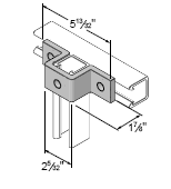 20P-2502 Flat Channel Fitting