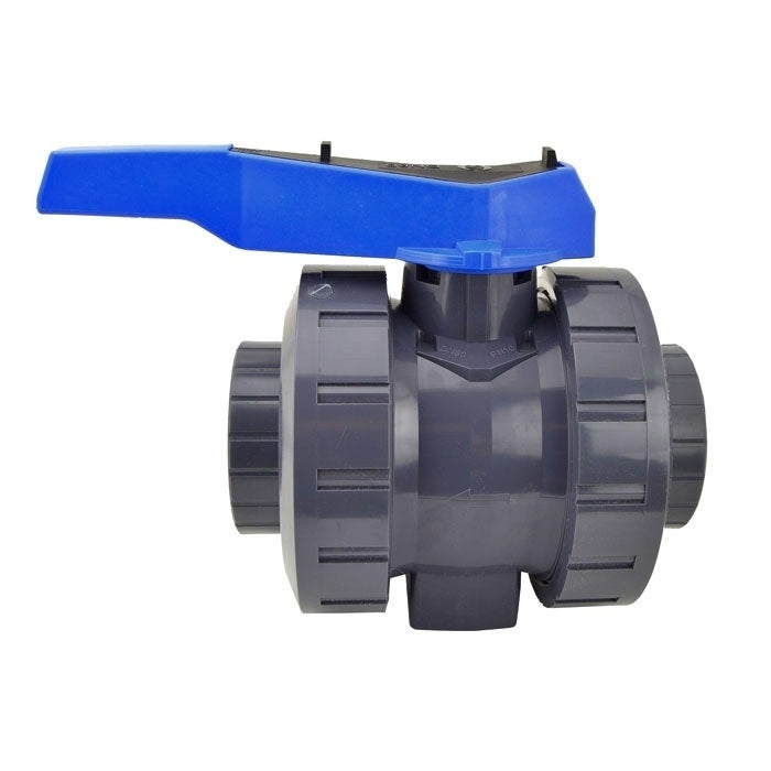3" Flui-PRO Series 2 PVC True Union Ball Valve - Socket or Threaded