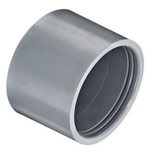 10"  LabWaste CPVC Repair Coupling w/o Stop H X H (P130-080C)