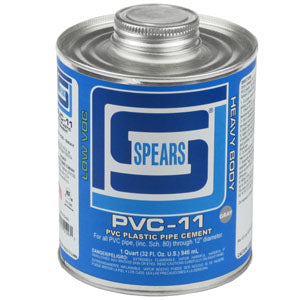 PVC-11 Spears Gray Heavy Body PVC Cement