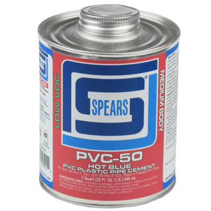 PVC-50 Spears Hot Blue Medium Body PVC Cement