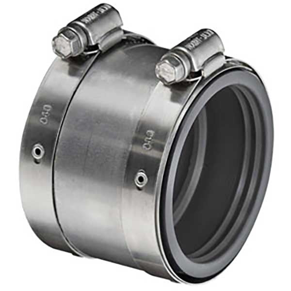 6" to 159-160MM LabWaste CPVC Elastomer No- Hub Coupling (P091-060)