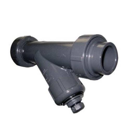 Gray PVC Industrial Y-Strainer
