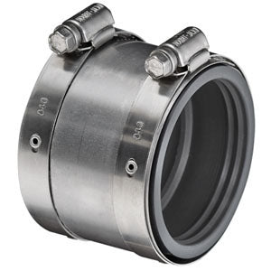 2" LabWaste CPVC Elastomer No-Hub Coupling-Duriron