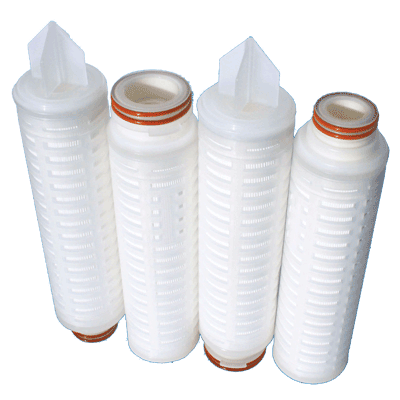 Graver Technologies ZTEC P Series Filter Cartridge, 0.2 Micron, 20" Length, 226/Flat Single Open End with EPDM Seals