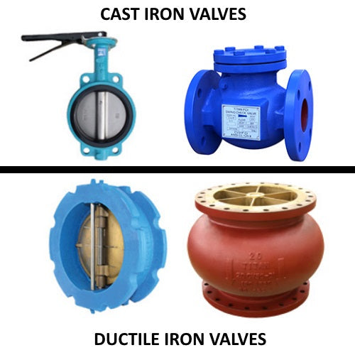 Valves - Choosing Between Ductile and Cast Iron