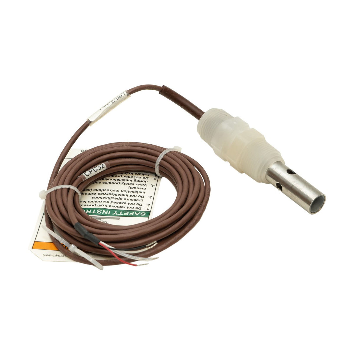 GF Signet 3-2841-1V Conductivity Electrode 316SS, 1.0 cm-1 Cell Constant, Dual Threaded 3/4" NPT, 15ft Cable