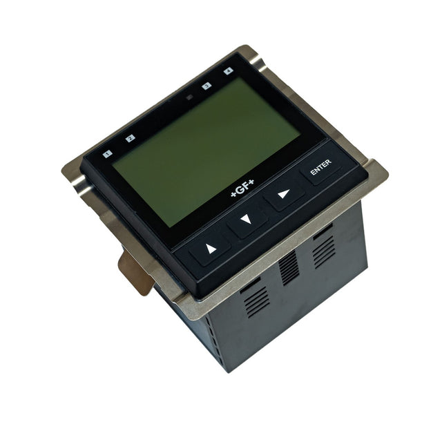 GF Signet 3-9950-1 Series 9950 Dual Channel Transmitter, (2) 4 to 20 mA Outputs, (2) Channel Multi-Parameter Inputs, Dot matrix LCD Display, Panel Mount, DC Power