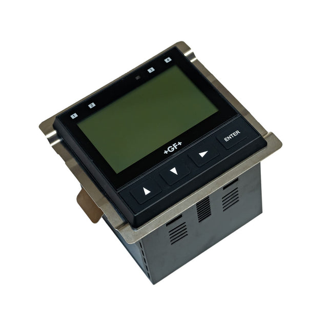 GF Signet 3-9950-2 Series 9950 Dual Channel Transmitter, (2) 4 to 20 mA Outputs, (2) Channel Multi-Parameter Inputs, Dot matrix LCD Display, Panel Mount, AC or DC Power