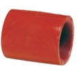 1" Coupling, Threaded, Red, PVDF, Schedule 80
