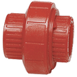 1-1/2" Union, Socket, Red, PVDF, FKM Seal, Schedule 80