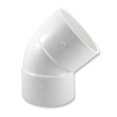 12 inch Sch 40 PVC 45 Degree Elbow - Slip x Slip 417-120