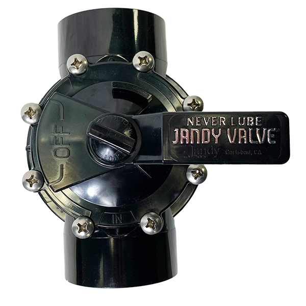 2 Port 2" - 2-1/2" CPVC Jandy Valve, Standard Diverter (4716) Top