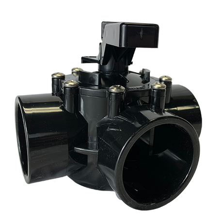 Jandy Neverlube 2"-2.5"  Positive Seal 3 Port Valve (side)