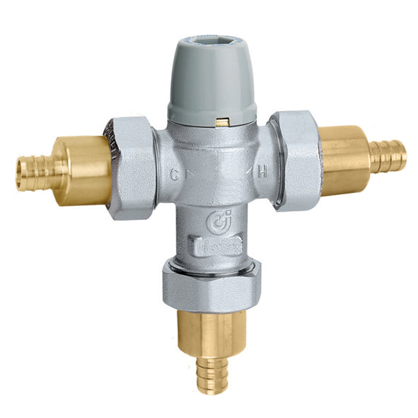 3/4" Caleffi 5213 Scald Protection Point-of-Use Mixing ValveNPT Male Union (521352A)